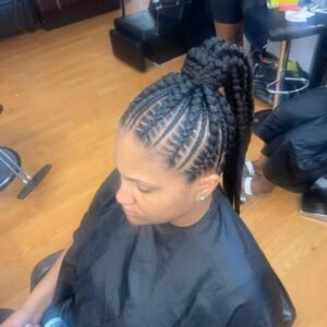 Ponytail Cornrows for Ladies